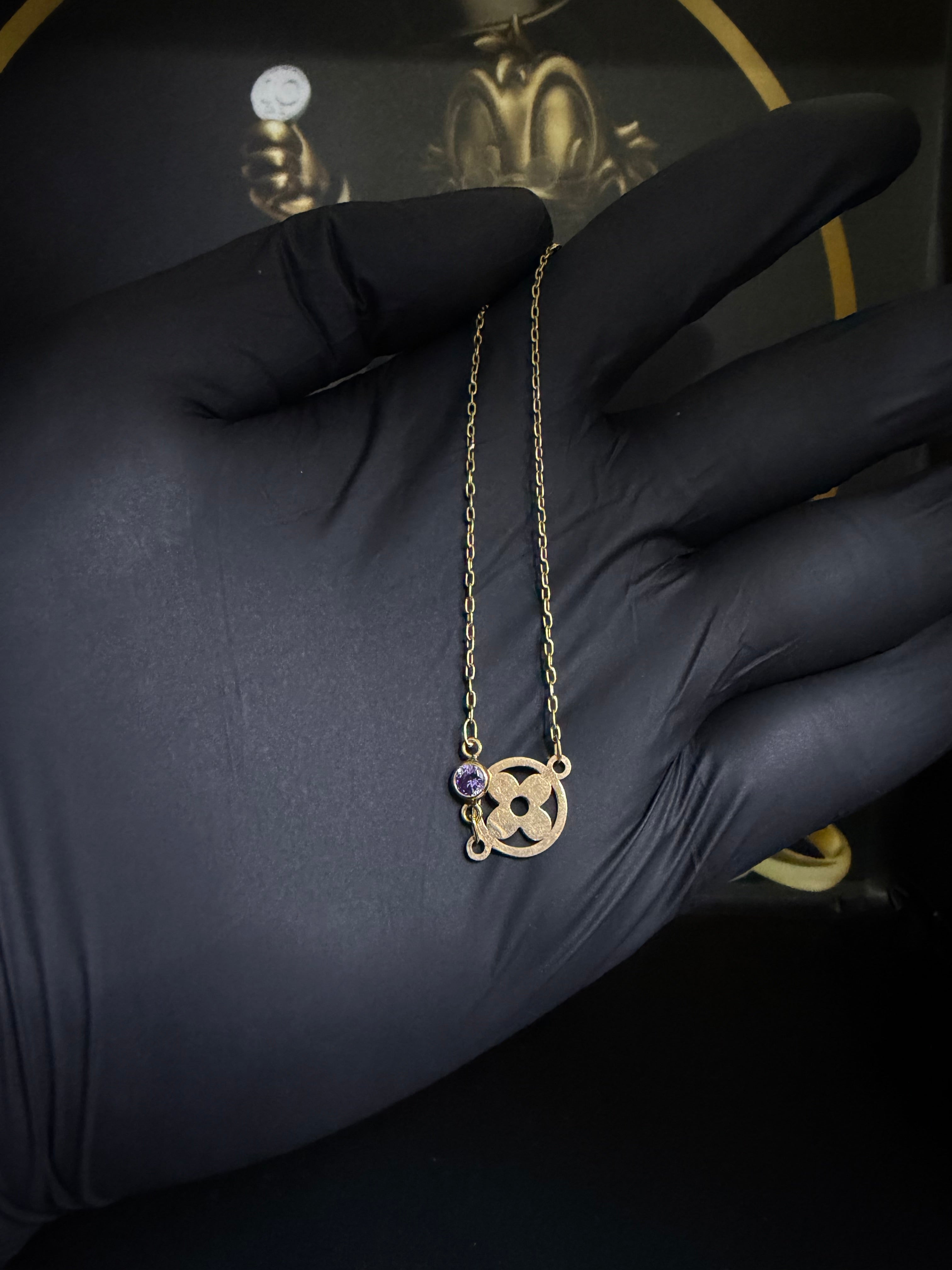 Pulsera Flor calada brillo