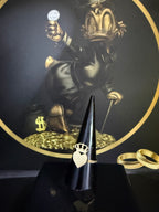 Anillo corazón con corona
