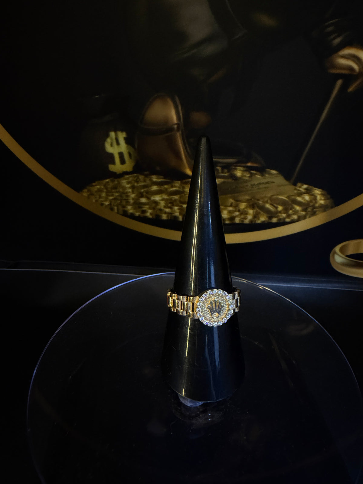 Correa Rolex Redondo Con Piedras