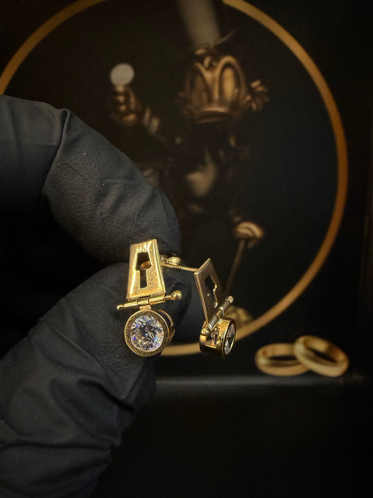 Aros Colgantes Circon