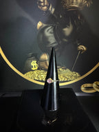 Anillo solitario Rosa Francia