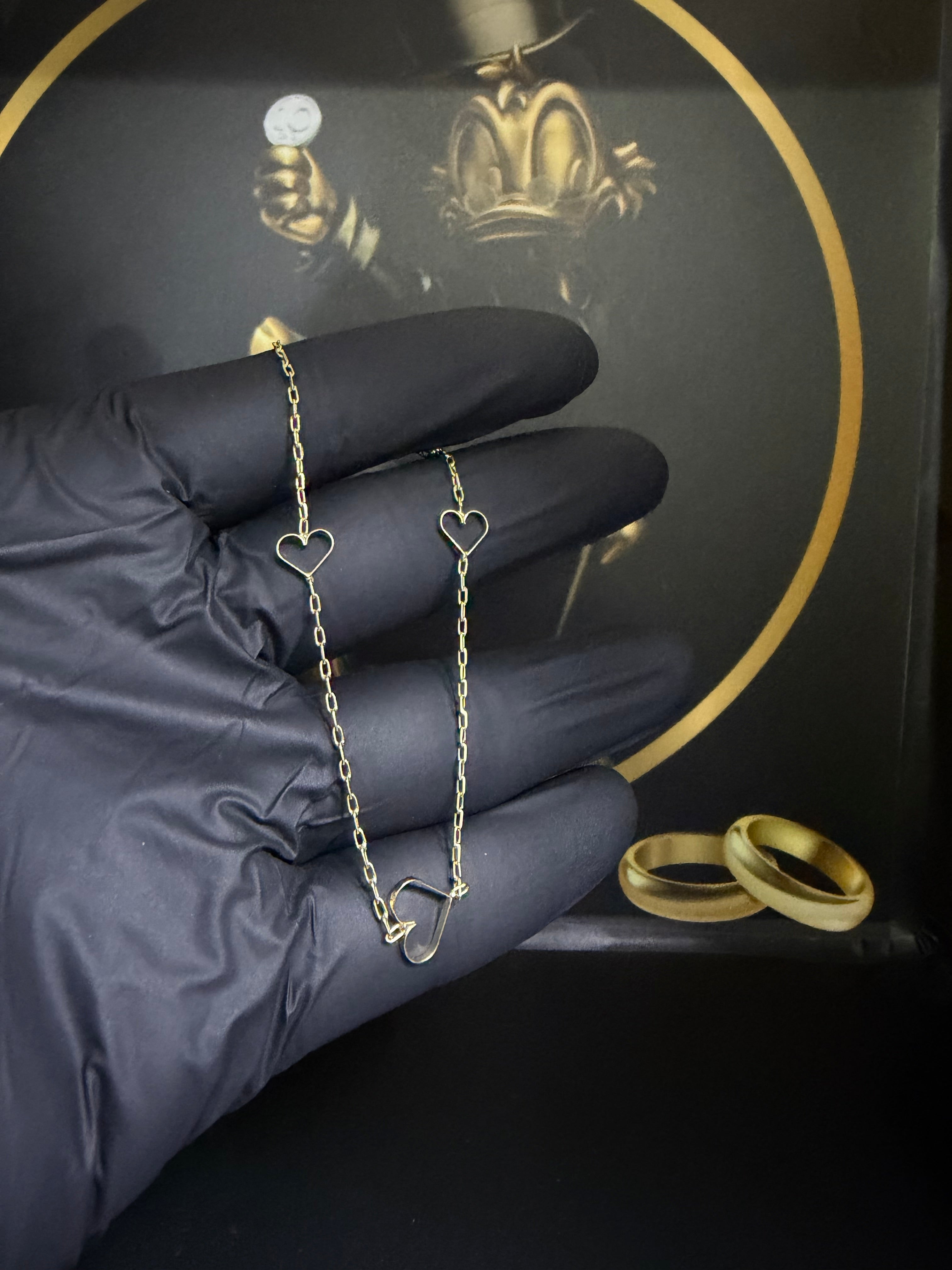 Pulsera Corazones