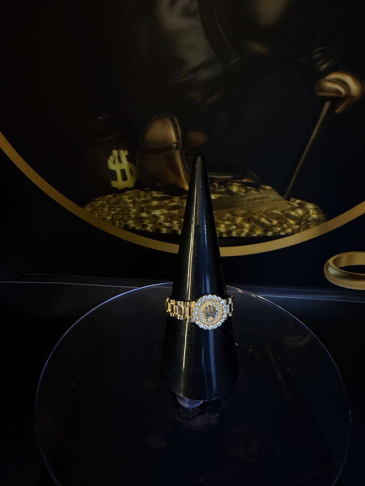 Correa Rolex Redondo Con Piedras